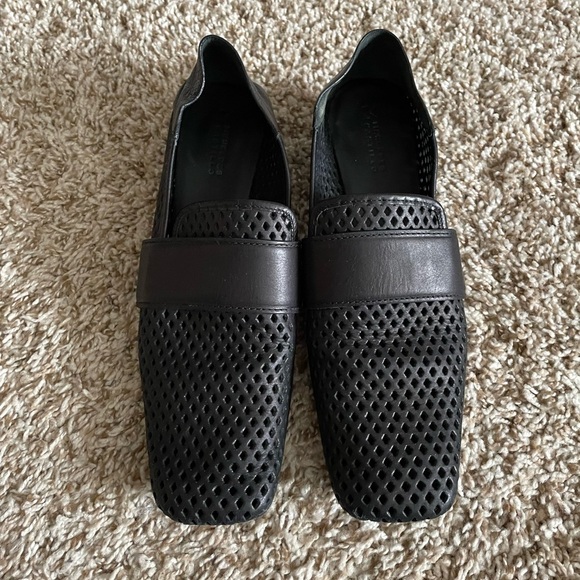 Mercedes Castillo Mati Perforated Convertible Loafer Black Size 9.5 - Picture 3 of 10